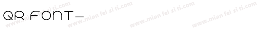 QR font字体转换